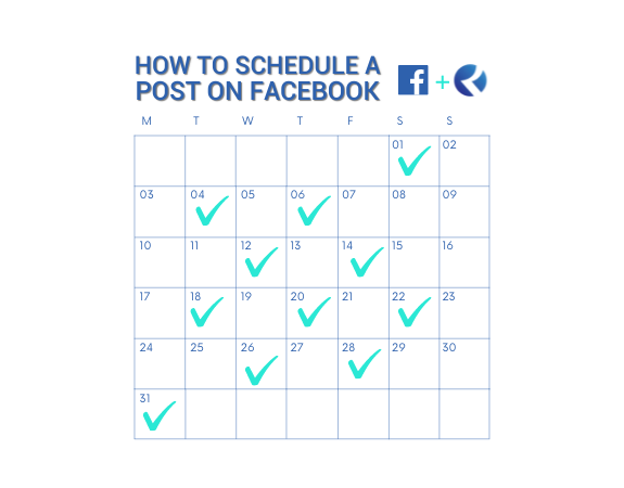 how to schedule a post on facebook