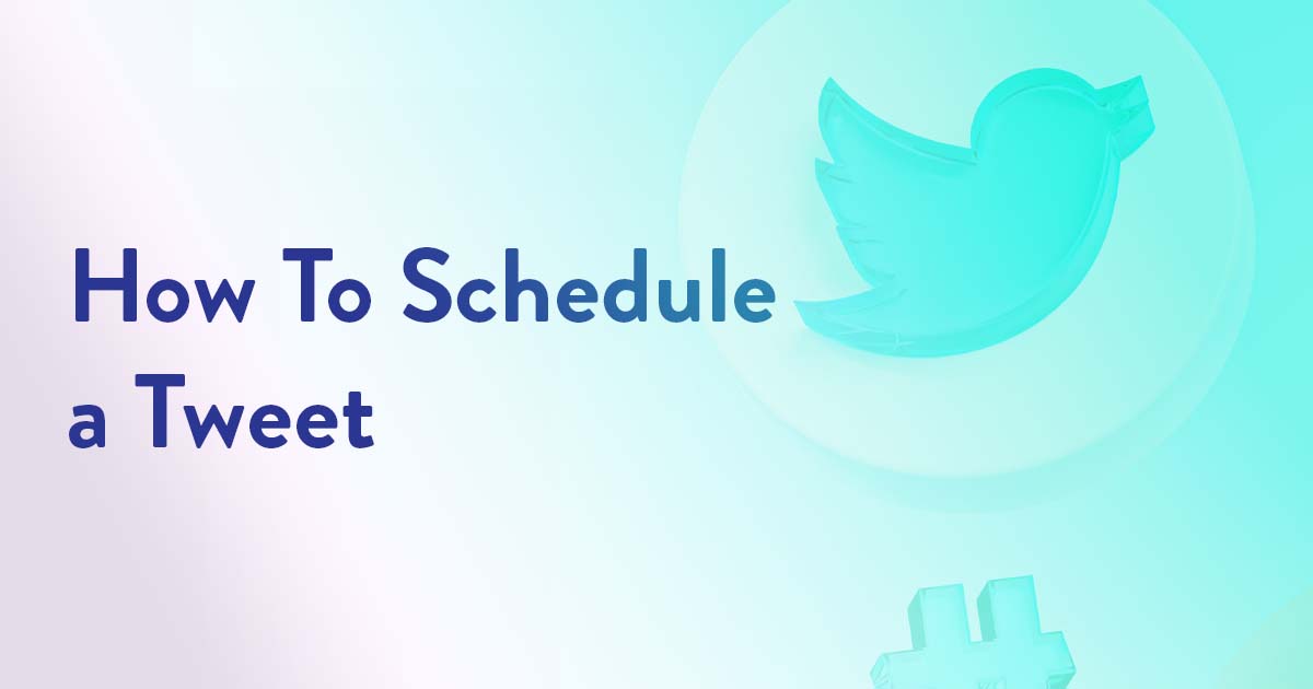 how to schedule a tweet