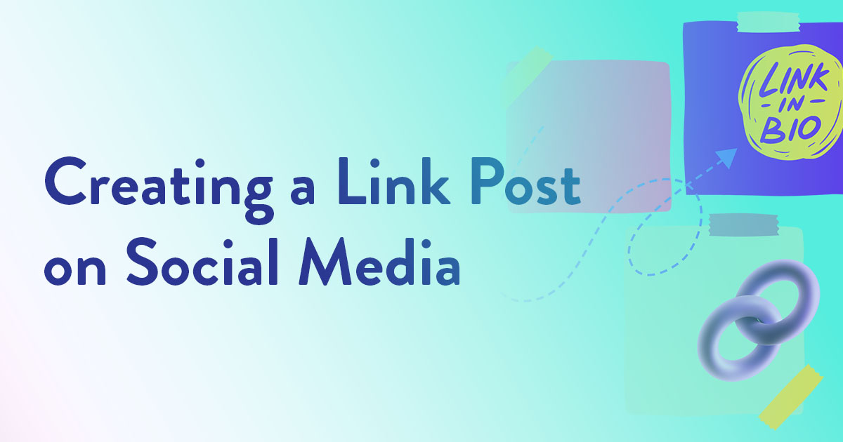 Creating a Link Post on Social Media